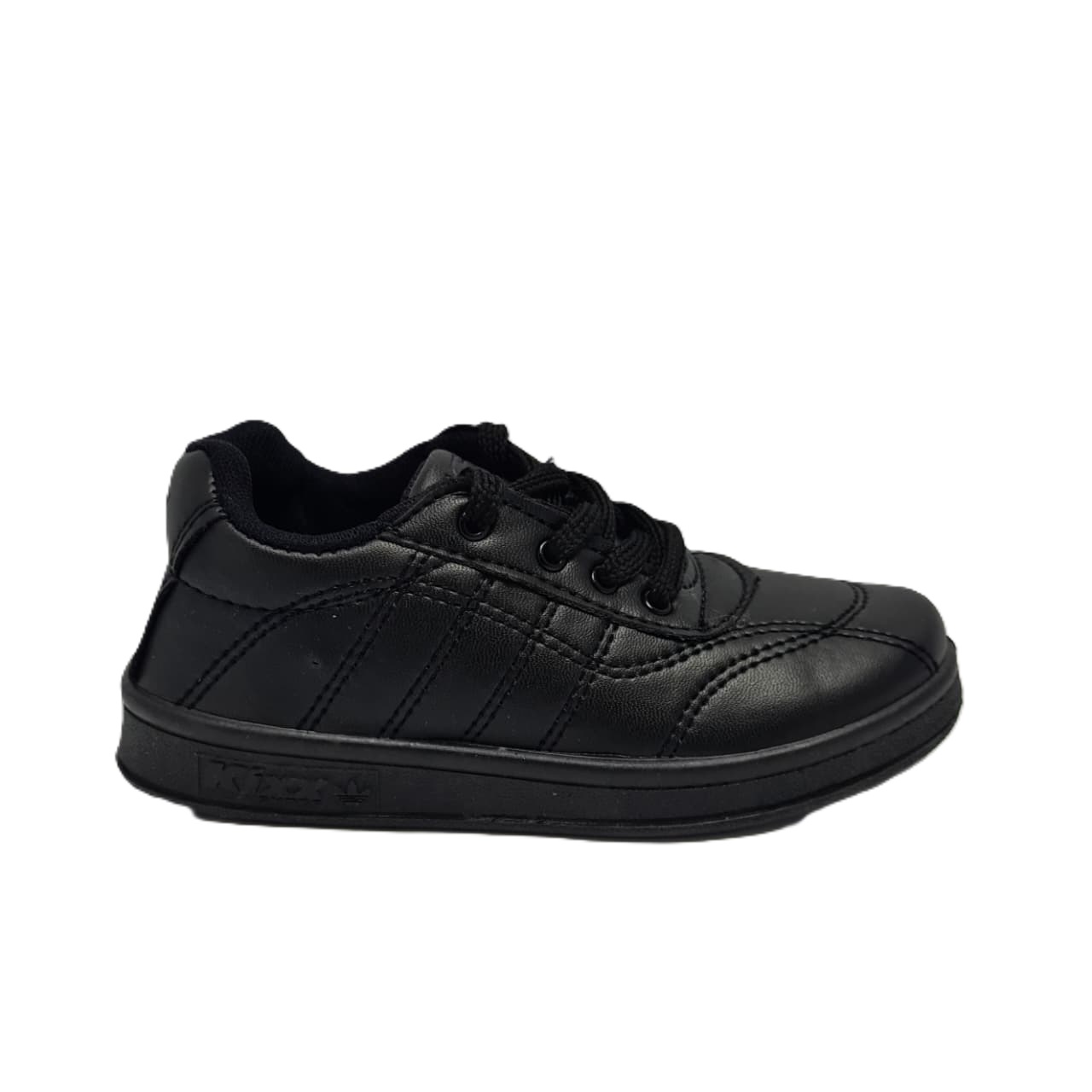 BOYS BLACK SCHOOL SHOES - Image 2
